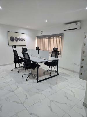 Fully Furnished Serviced Office Space, Ground Floor Measuring 80sqms, Victoria Island (vi), Lagos, Office Space for Rent