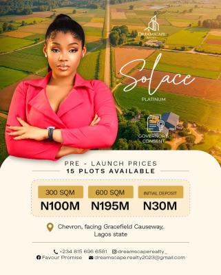Solace Platinum -- Premium Luxury Plots, Chevron, Lekki, Lagos, Residential Land for Sale