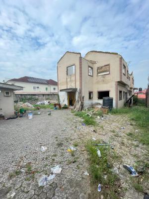 a Demolishable Property on a Full 1200 Plot in The Very Strategic Area, Gra Phase 2, Magodo, Lagos, House for Sale
