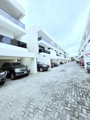 Water Front Service 4-bedroom Terrace, Lekki Phase 1, Lekki, Lagos, Terraced Duplex for Rent