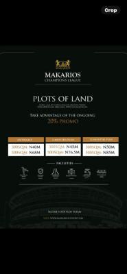 300sqm Champion Estate By Mathew Ashimalowo, Makarious Champion Estate Lekki Epe Expressway Ibeju Lekki Lagos, Eleranigbe, Ibeju Lekki, Lagos, Land for Sale