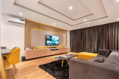 Newly Furnished Luxurious 4 Bedroom Apartment with a Private Bedroom F, Lekki Phase 1, Lekki, Lagos, Flat / Apartment Short Let
