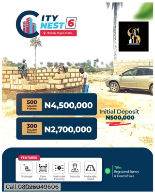 Land, Ibefun Ogun State, Berger, Arepo, Ogun, Residential Land for Sale