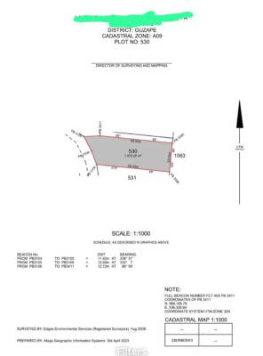 1427sqm Residential Plot, Guzape District, Abuja, Residential Land for Sale