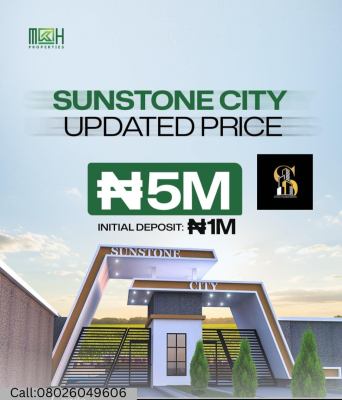 Land, Sunstone City Moniya Ibadan, Moniya, Ibadan, Oyo, Residential Land for Sale