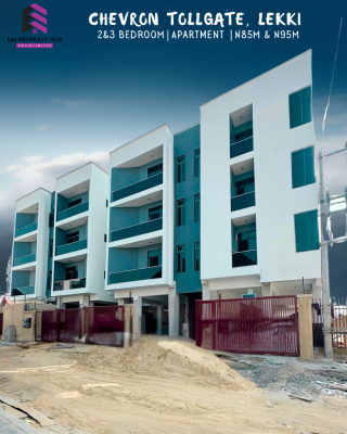 Spacious Newly Built 3 Bedroom Apartment with Swimming Pool, 2nd Tollgate, Chevron Conservation Road, Lekki, Lagos, Flat / Apartment for Sale