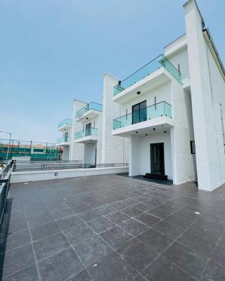 Smart 5 Bedroom Fully Detached Duplex + Bq -- Global C of O, Buena Vista Estate, Orchid Road, Lekki, Lagos, Detached Duplex for Sale