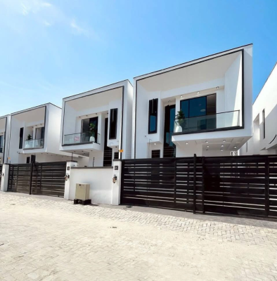 Luxurious 4 Bed with Bq & Personal Compound, Ikate, Lekki Phase 1, Lekki, Lagos, Semi-detached Duplex for Sale