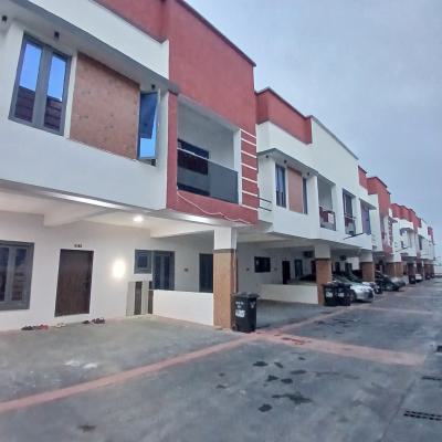 Lovely 4 Bedroom Terrace Duplex with Bq, Chevron Toll Gate, Orchid Road, Lekki, Lagos, Terraced Duplex for Rent