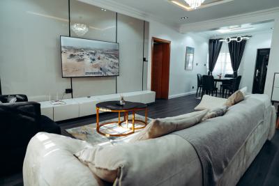 Lovely 3 Bedrooms Flat, Ensuite with Bq, Upstairs, Prime Waters Garden Estate, Lekki Phase 1, Lekki, Lagos, Flat / Apartment for Rent
