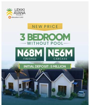 Luxury 3 Bedroom Apartments, Eleranigbe, Ibeju Lekki, Lagos, House for Sale