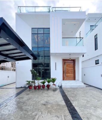 Contemporary 5 Bedroom Fully Detached Home with Solar, Chevron, Lekki, Lagos, Detached Duplex for Sale