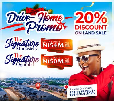 Land with Governors Consent, The Signature Estate, Ogombo, Ajah, Lagos, Residential Land for Sale