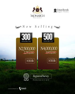 Monarch Residence Premium Land, Emita, Emuren, Ikorodu, Lagos, Mixed-use Land for Sale