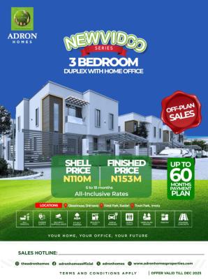 3 Bedroom Duplex with Home Office, Along Redemption Auditorium, Simawa, Ogun, Detached Duplex for Sale