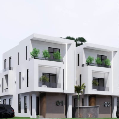 2 Bedroom Duplex, Lekki, Lagos, Detached Duplex for Sale