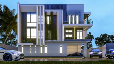 Off-plan Development of 5 Bedroom Terraced Duplex with Maid Room, Adeniyi Jones, Ikeja, Lagos, Terraced Duplex for Sale