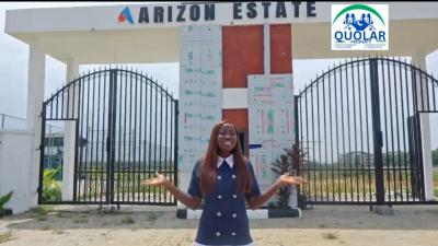 Estate Land with Good Development Close to Expressway, Arizon Estate By Pan University, Eleko, Ibeju Lekki, Lagos, Residential Land for Sale