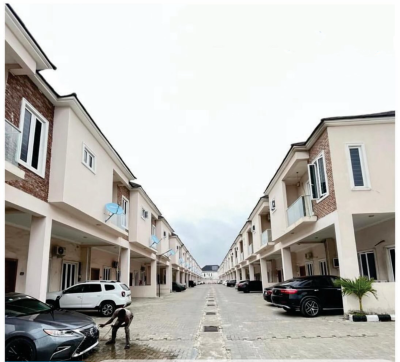 3 Bedroom Terrace Duplex with Bq, Orchid, Lekki, Lagos, Terraced Duplex for Sale