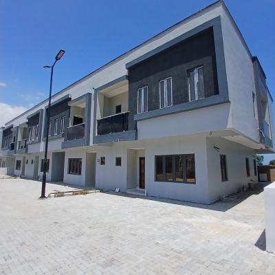 Luxury 3 Bedroom Terrace Duplex with Bq Swimming Pool, Kids Play Area, 2 Minutes Drive From The Coastal Road, Ajah, Lagos, Terraced Duplex for Sale