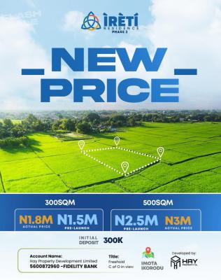 500sqm Dry Land with Initial Deposit, Imota, Ikorodu, Lagos, Residential Land for Sale