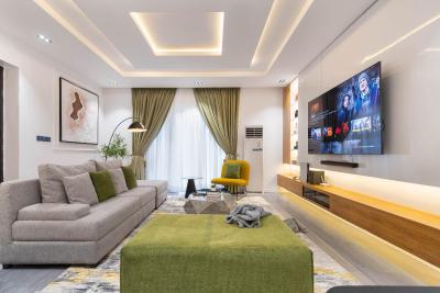 Luxury City View 2 Bedroom Apartment, Swimming Pool, Ps5 and Snooker, Freedom Way, Off Admiralty Way, Lekki Phase 1, Lekki, Lagos, Flat / Apartment Short Let