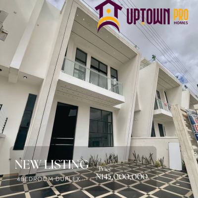 Beautiful 4bedroom Semi  Detached Duplex with Bq, Palm City, Lekki, Lagos, Semi-detached Duplex for Sale