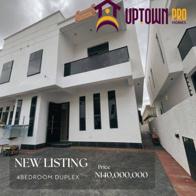 Beautiful 4 Bedroom Semi  Detached Duplex with Bq, Palm City, Lekki, Lagos, Semi-detached Duplex for Sale
