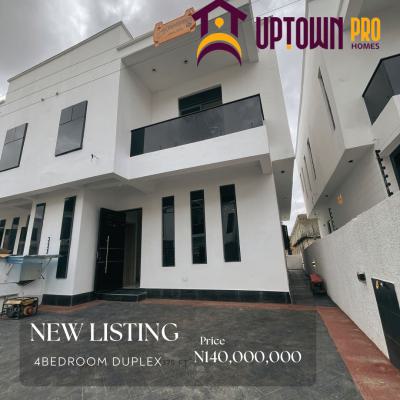 Beautiful 4bedroom Semi  Detached Duplex with Bq, Ajah, Lagos, Semi-detached Duplex for Sale