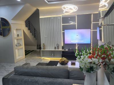 Luxuriously Furnished 4bedroom Semi Detached Duplex + Bq, Lekki Conservation Road, Lekki, Lagos, Lekki, Lagos, Semi-detached Duplex for Rent