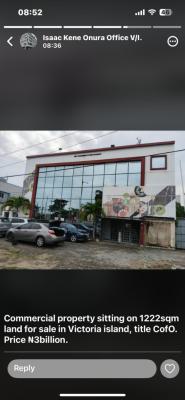 Commericial Property Sitting on 1222sqm Land, Victoria Island (vi), Lagos, Commercial Property for Sale