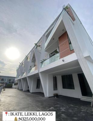Luxurious Contemporary 4 Bedroom Deluxe Terraced  Duplex with Bq, Ikate, Lekki, Lagos, Terraced Duplex for Sale