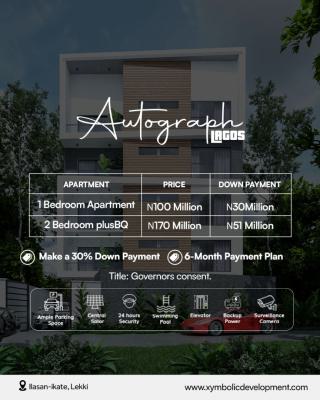 Luxurious 1 Bedroom Apartment with Excellent Ambiance Facilities, Ilasan, Lekki, Lagos, Flat / Apartment for Sale