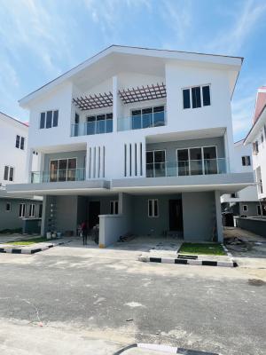 5 Bedroom Semi Detached Duplex with a Bq in an Estate with 24hrs Light, Twin Lake Estate, Chevron, Igbo Efon, Lekki, Lagos, Semi-detached Duplex for Rent