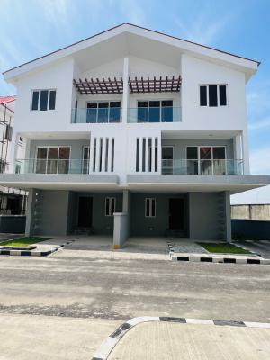 5 Bedroom Semi Detached Duplex with a Bq in an Estate with 24hrs Light, Twin Lake Estate, Beside Lekki Conservation, Chevron, Igbo Efon, Lekki, Lagos, Semi-detached Duplex for Rent