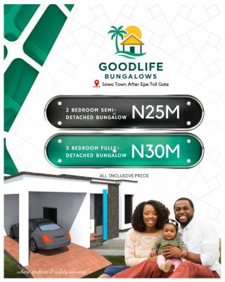 3 Bedrooms Bungalow, Isiwo  Town  After Epe Toll Gate, Epe, Lagos, Detached Bungalow for Sale