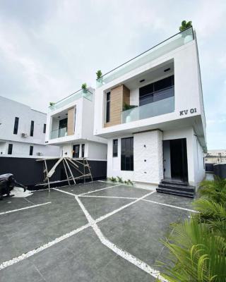 Classic 5 Bedroom Fully Detached Duplex with Bq in a Secure Estate, Orchid, Lekki, Lagos, Detached Duplex for Sale