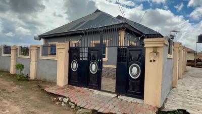 3 Bedroom Bungalow with Room and Parlour Self Contain on Half Plot, Omi Adio, Apata, Ibadan, Oyo, Block of Flats for Sale