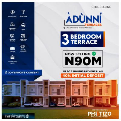 3bedroom Terrace, Lekki Scheme 2 By Abraham Adesanya, Ajah, Lagos, Terraced Duplex for Sale