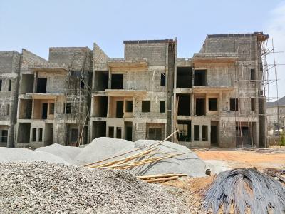 Carcass 9 Units of 5 Bedroom Terrace Triplexes, Katampe, Abuja, Terraced Duplex for Sale