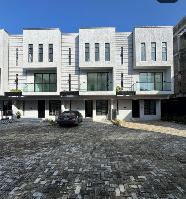 Spacious Fully Service 4bedroom Terrace Duplex with Bq at Ikate, Ikate By Bis, Ikate Elegushi, Lekki, Lagos, Terraced Duplex for Rent