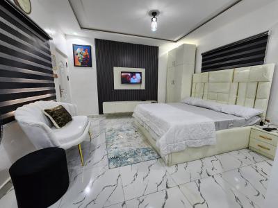 Newly Finished and Furnished Luxury Studio Apartment, Works and Housing Estate, Karu, Abuja, Self Contain (single Rooms) Short Let