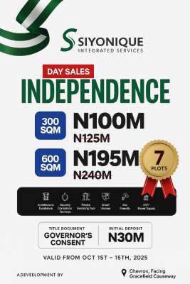 Luxury Residential Estate  High-roi Investment Opportunity in Prime C, Chevron Lekki Lagos, Lekki, Lagos, Residential Land for Sale