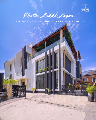 Luxury 6-bedroom Fully Detached Duplex, Ikate, Lekki, Lagos, Detached Duplex for Sale