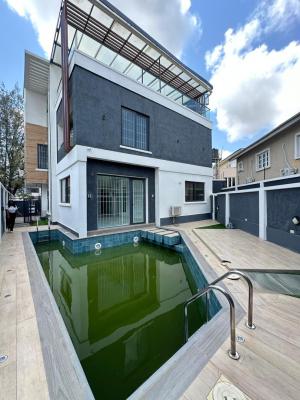 Majestic 5 Bedroom Detached Duplex with a Swimming Pool,bq, Elegantly Built 5 Bedroom Fully Detached Home with Pool, Cinema, Lekki Phase 1, Lekki, Lagos, Detached Duplex for Sale