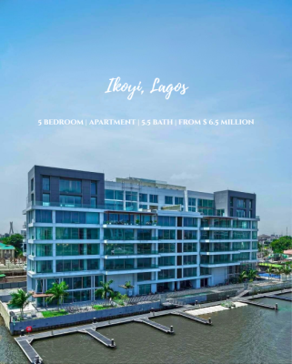 a Waterfront Luxury 5-bedroom Apartment, Ikoyi, Lagos, Flat / Apartment for Sale