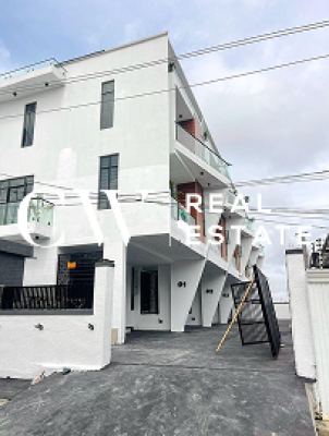 4-bedroom Terrace Duplex with Bq, Ikate, Lekki, Lagos, Terraced Duplex for Sale