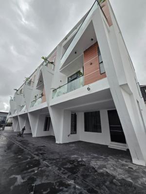 Luxurious Contemporary Designed Smart 4 Bedroom Terrace with Bq, Ikate Elegushi, Lekki, Lagos, Terraced Duplex for Sale