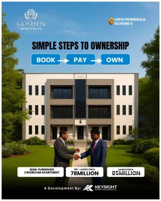 House with C of O at Goshen Apartments, Abraham Adesanya Lekki Ajah Peninsula Scheme, Ajah, Lagos, Block of Flats for Sale