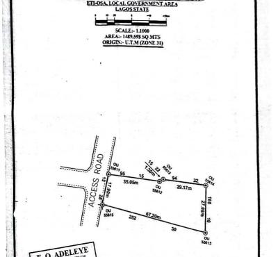 a Bare Land Measuring 1400 Sqm, Ilasan, Lekki, Lagos, Residential Land Joint Venture